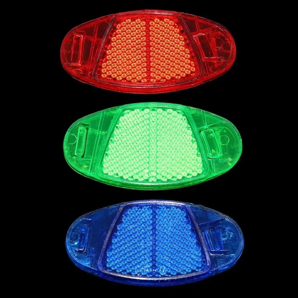 Fahrrad Speichen Reflektor Sicherheits warnleuchte Rad Felge reflektierende Halterung Nacht (4 Stück)