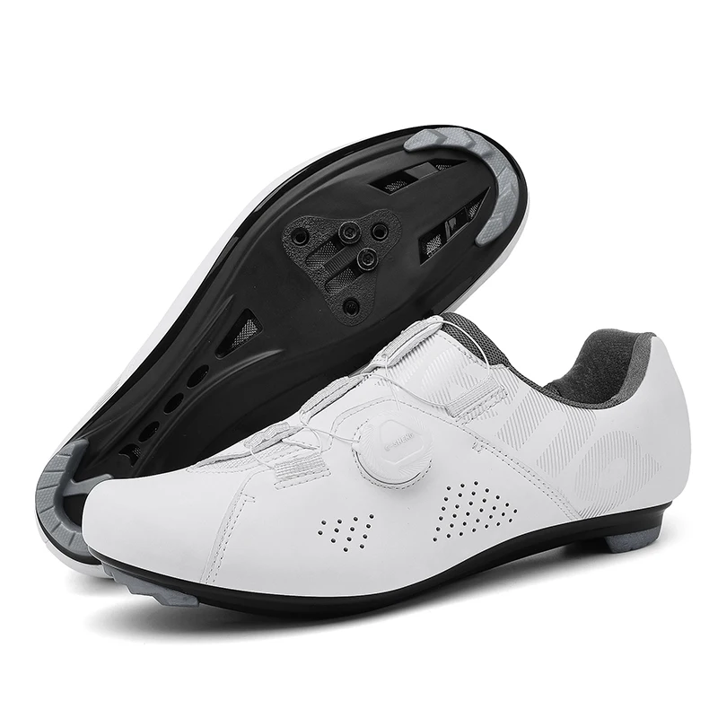 Herren-Radschuhe MTB Rennrad-Sneaker mit Klettverschluss, professionelle Speed-Sport-Mode