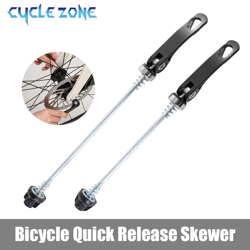 Fahrrad-Schnellspanner-Set für Vorder- und Hinterradnaben, Achsenhebel-Set für Mountainbike (2 Stück)