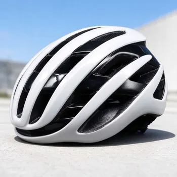 Rennradhelm, roter Fahrradhelm, Herren- und Damen-Fahrradhelm, Fahrradausrüstung, MTB, Outdoor-Sport