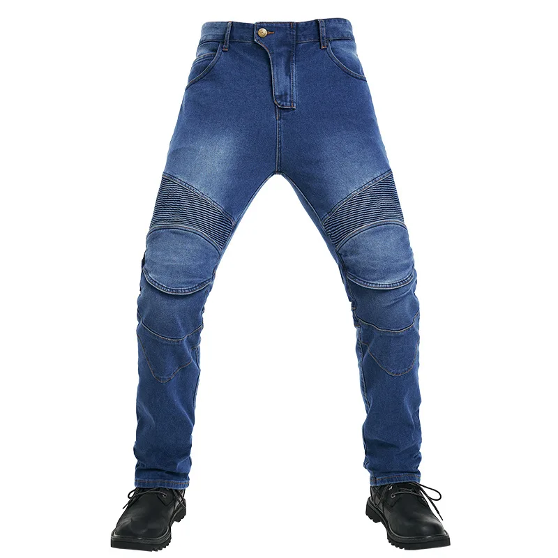 Motorrad Jeans Tragbare Motorrad Moto Hosen Touring Racing Reithose Mit CE Motorrad Schutz