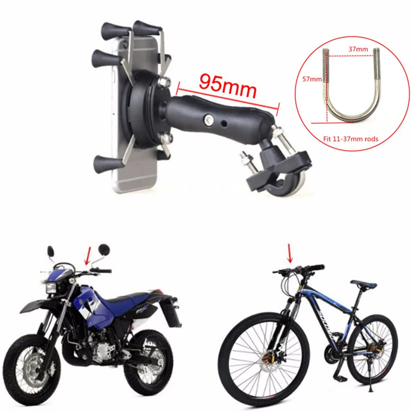 Fahrrad Motorrad Telefon halterung 360 ° drehbare Motorrad Lenker – Image 5