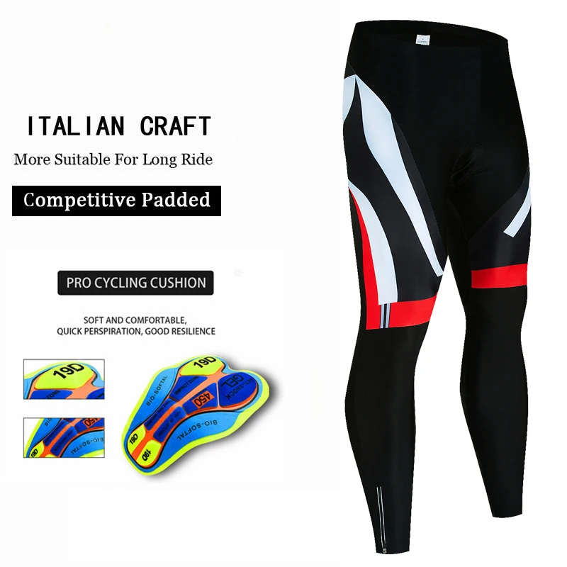 Schwarze Herren-Radtrikot-Hose mit Trägern für Frühling und Herbst – Image 6