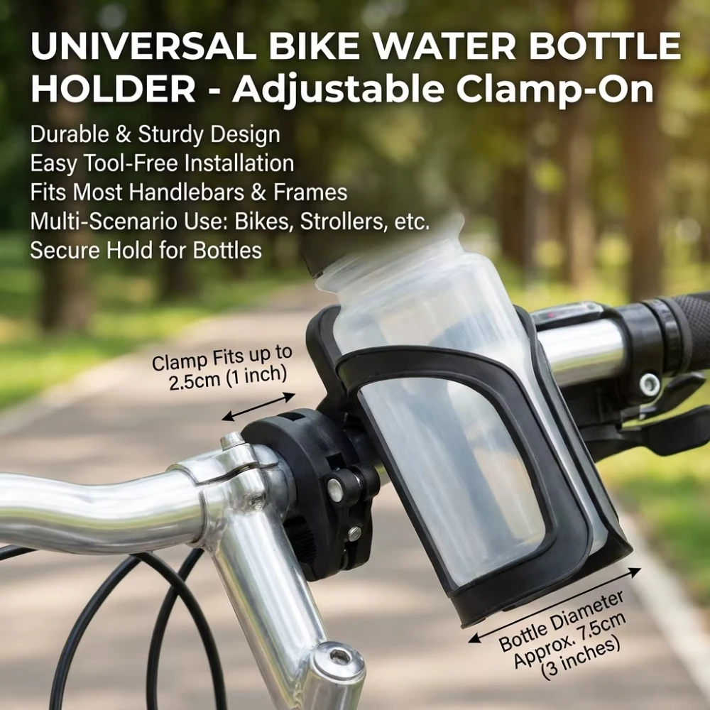 Fahrrad-Zubehör Multifunktionaler Wasserflaschenhalter Vielseitiger – Image 3