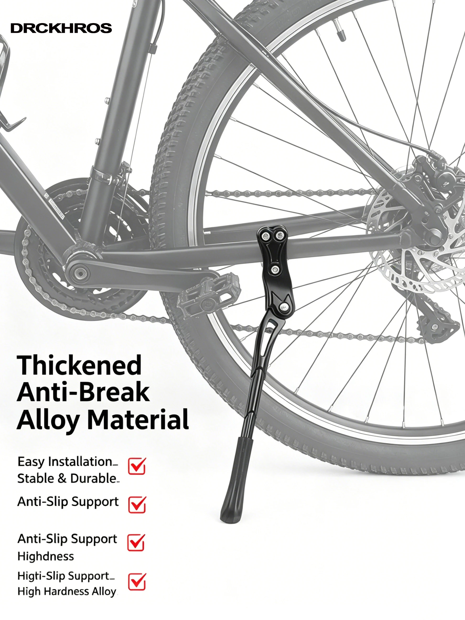 MTB Rennrad-Fahrradständer aus Aluminium, 24/26/27,5/29/700C – Immagine 4