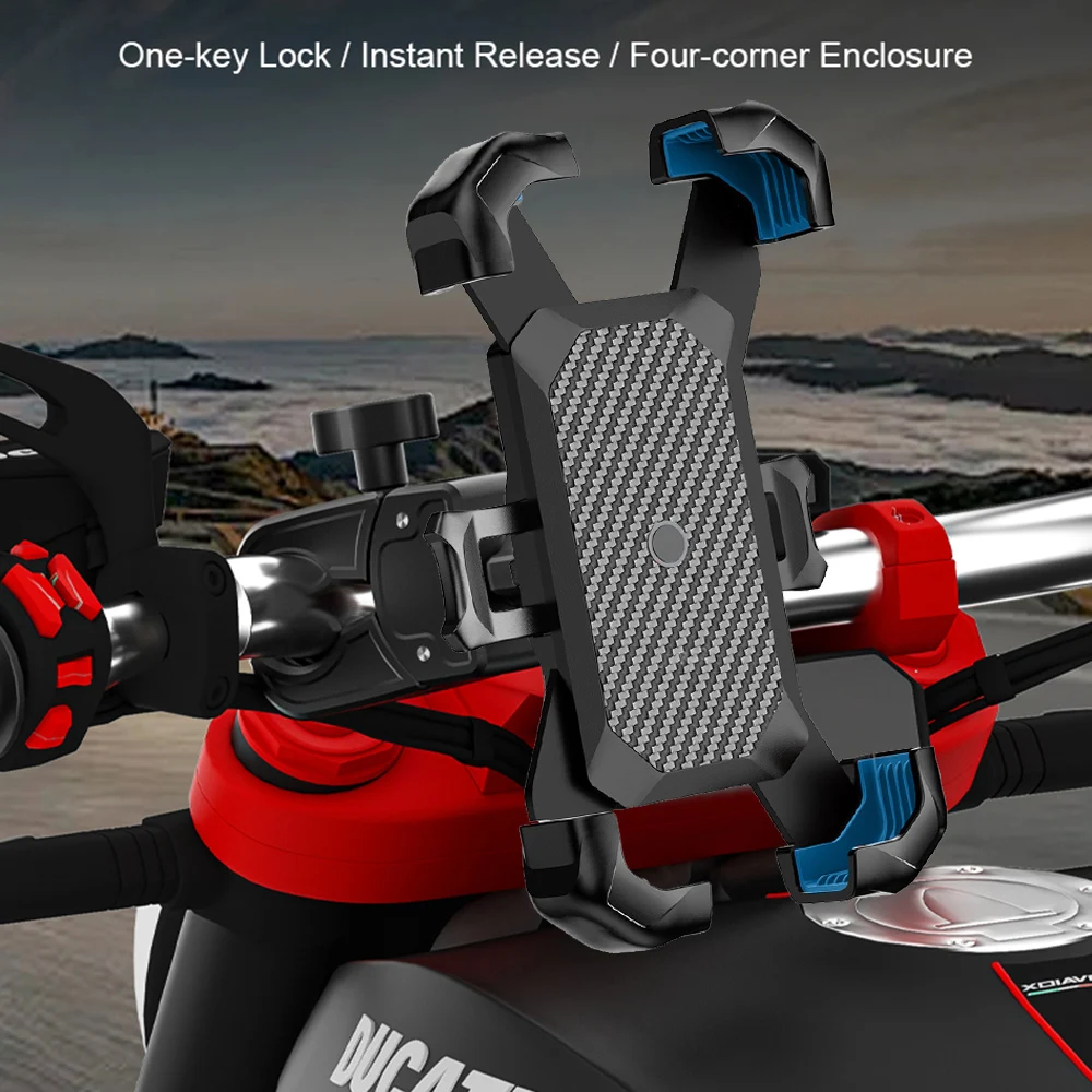 Fahrrad- und Motorrad-Lenker-Handyhalterung 360° ° Drehbare – Image 3