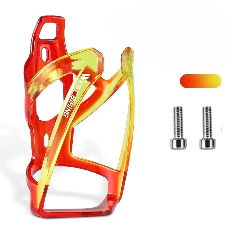 Mountainbike Wasserflaschenhalter Zweifarbiges PC-Material Fahrrad-Getränkehalter Outdoor-Sportausrüstung