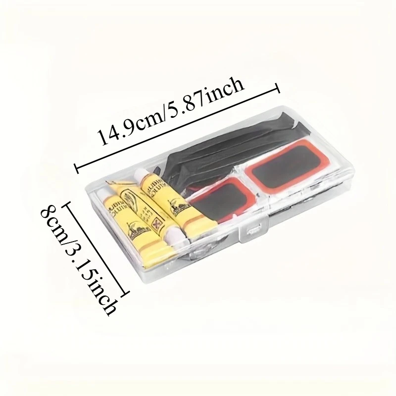 Fahrrad Reifen Reparatur Tool Set Fahrrad Punktion Reparatur Patch Innenrohr Punktion Patch Kit MTB (55 Stück)
