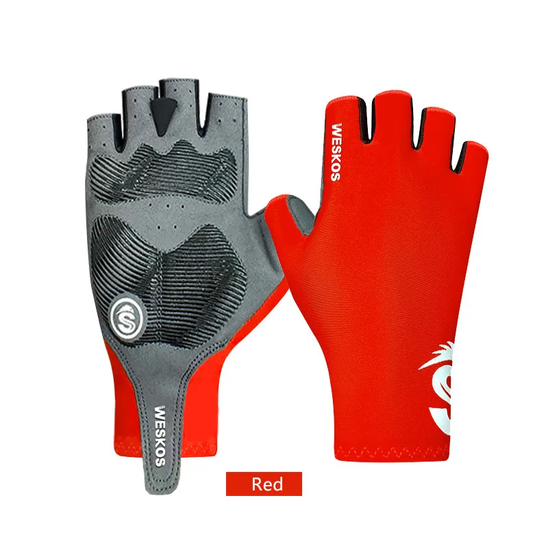 Halb finger Fahrrad handschuhe Anti-Rutsch-Reit handschuhe Indoor – Bild 2