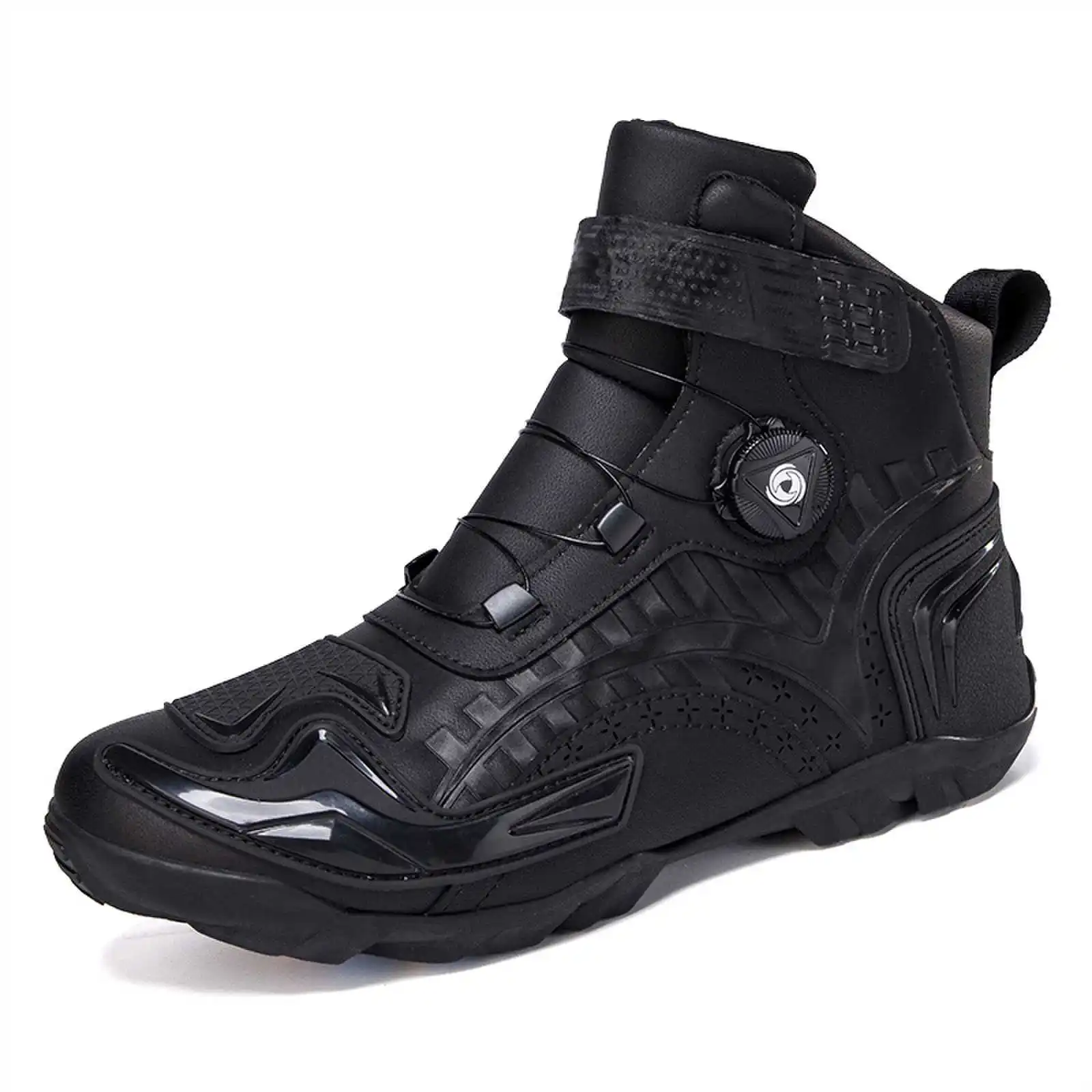 Motorrad Stiefel Männer Leder Motos Atmungsaktive Anti Rutsch Verschleiß-beständig Fahrer Stiefel Motorrad