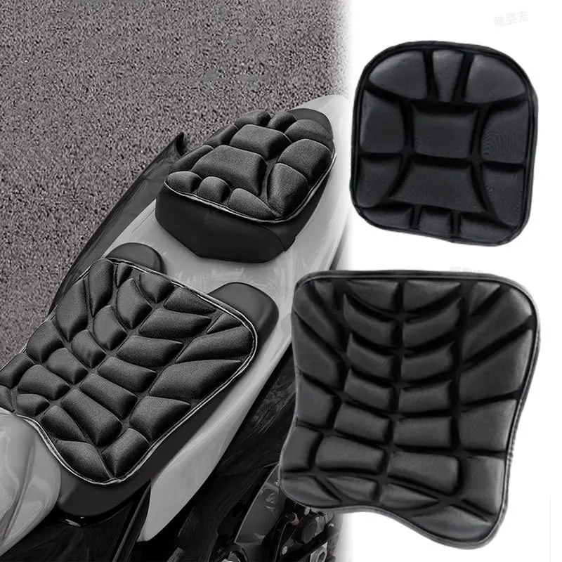 3D Motorrad-Sitzkissen Komfort-Gel-Polster Stoßdämpfendes Motorrad-Sitzbezug EVA-Laminat Sitzkissen