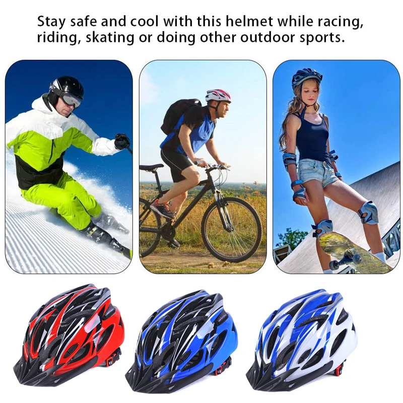Fahrradhelm für Erwachsene, Mountainbike, integriertes Formteil für Fahrrad, Radfahren, Herren und Damen