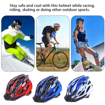 Fahrradhelm für Erwachsene, Mountainbike, integriertes Formteil für Fahrrad, Radfahren, Herren und Damen