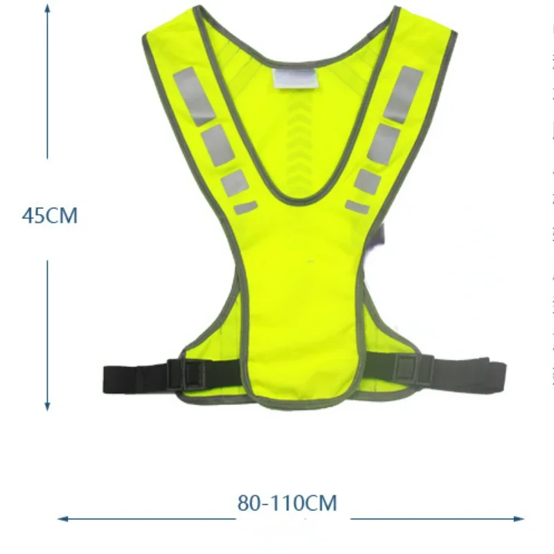 Reflektierende Fahrradweste, gut sichtbare, sichere Jacke – Immagine 5