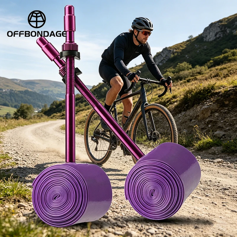 OFFBONDAGE 2 Stück Fahrrad-TPU-Schlauch 700c Gravel-Rennradschlauch – Bild 5