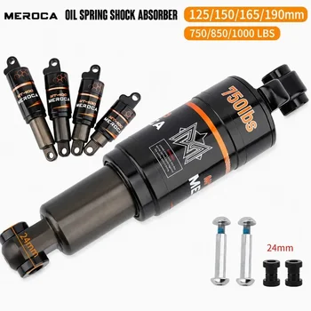 Fahrrad-Ölfeder-Hinterbaudämpfer für Mountainbike MTB Hinterradfederung 125 150 165 190mm Einstellbare