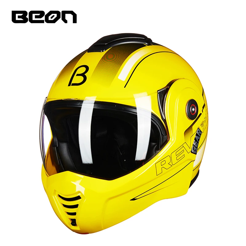 BEON Neuer Klappbarer Motorradhelm Modularer Open-Face – Bild 4