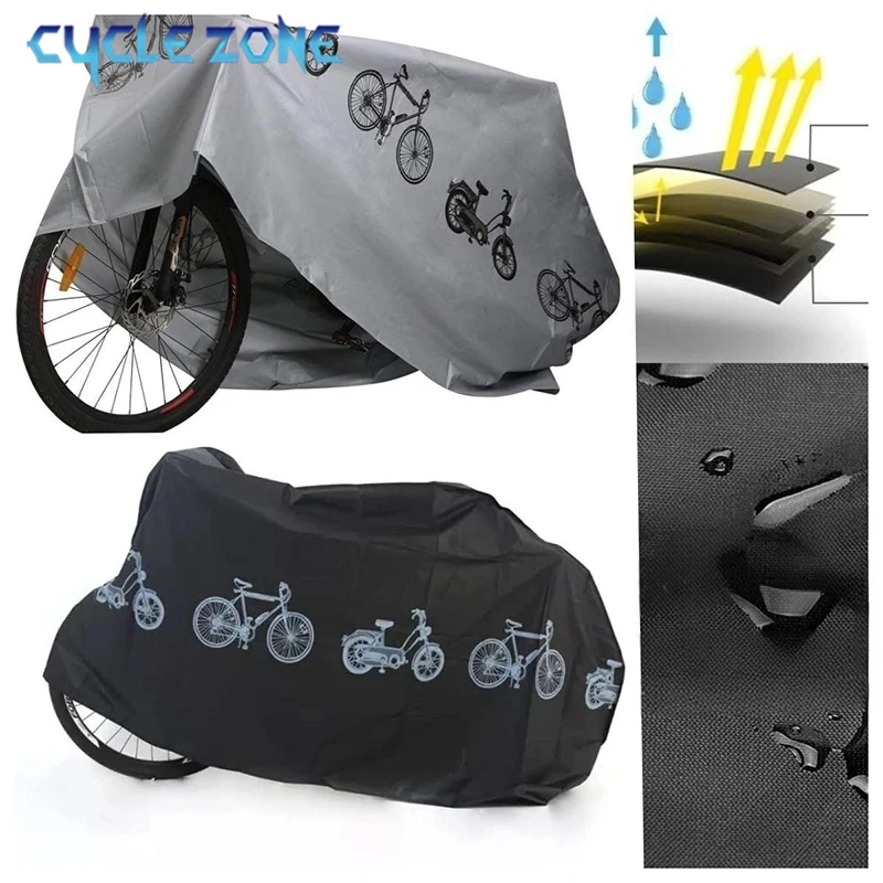 Fahrradabdeckung Motorrad Regenschutz Wasserdicht Staubdicht Anti-UV – Bild 4