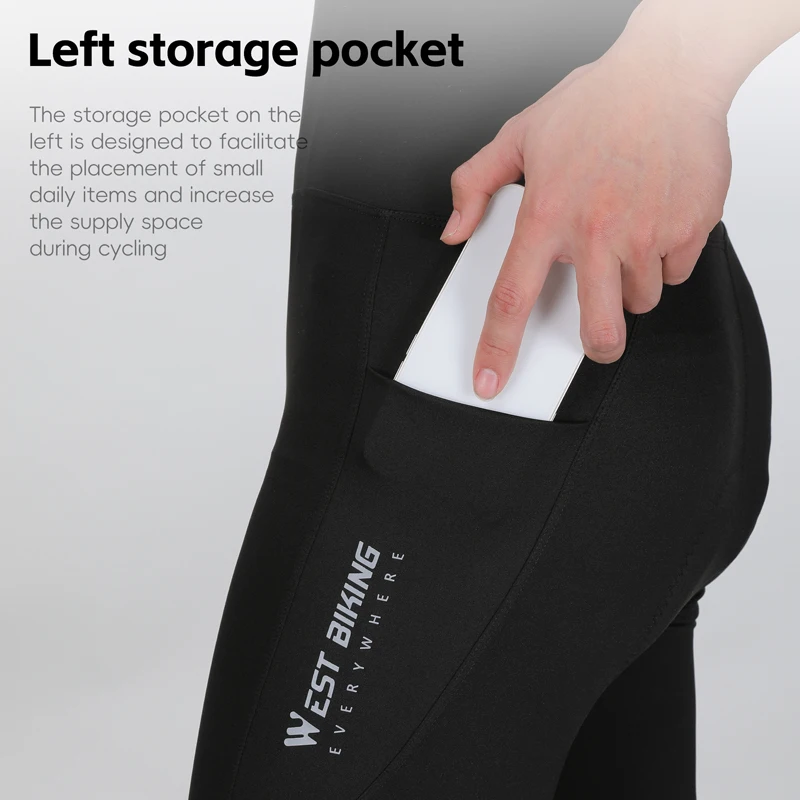 WEST BIKING Herren Damen Radhose Sommer Schnelltrocknend 3D – Image 6