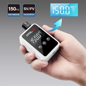 150PSI Tragbare Pocket Bike Elektrische Luftpumpe Schrader Presta Ventil Straße MINI Schnelle Wiederaufladbare