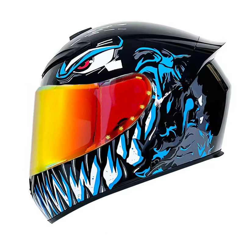 DOT Motorradhelm Integralhelm Sicherheit Motorrad Roller Casco Moto – Bild 3