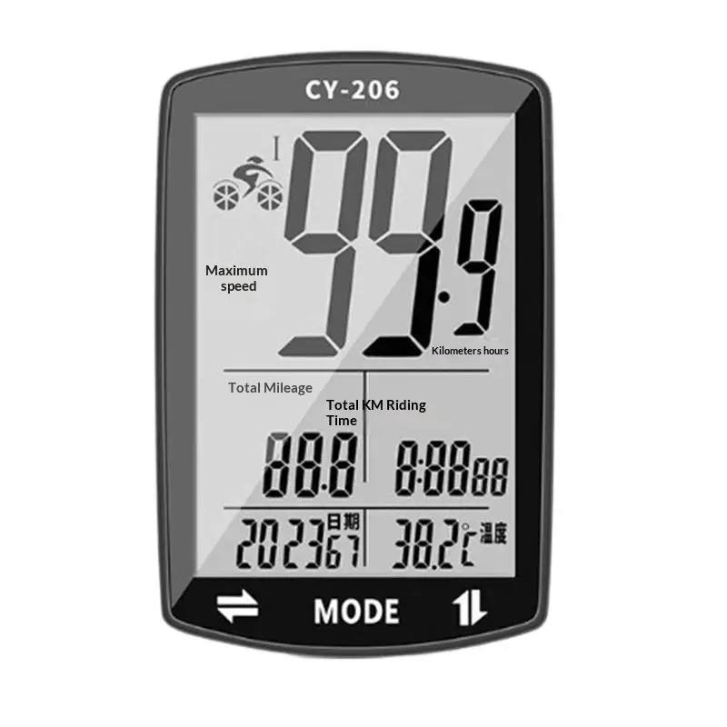 GPS-Fahrradtacho Fahrradcomputer GPS-Geschwindigkeitsmesser – Image 6