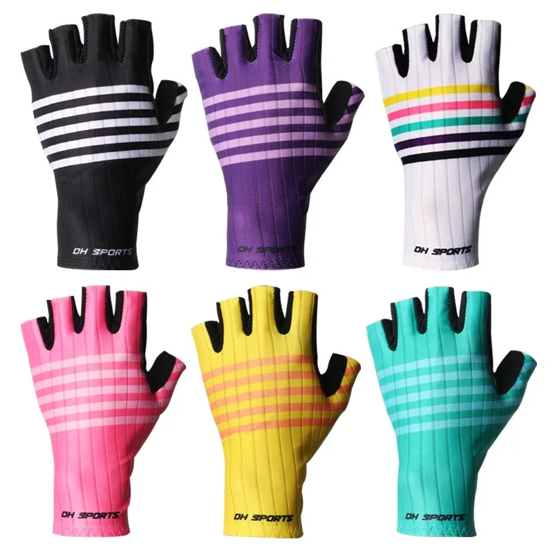 Fahrradhandschuhe Halbfinger Sommerstil Fahrrad Kurze Fingerhandschuhe – Immagine 5