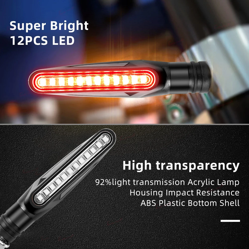 Motorrad-LED-Blinker, Richtungsanzeiger, Blinkende Heck-Bremsleuchte – Bild 4