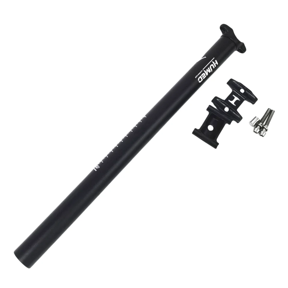 Fahrradsattelstütze 27,2/30,9/31,6mm Schwarz, 450mm Länge MTB Rennrad – Image 5