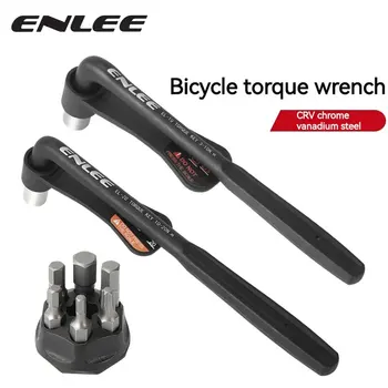 ENLEE Fahrrad Drehmomentschlüssel mit Bit Set Tragbare Kleine MTB Rennrad Inbusschlüssel Werkzeug