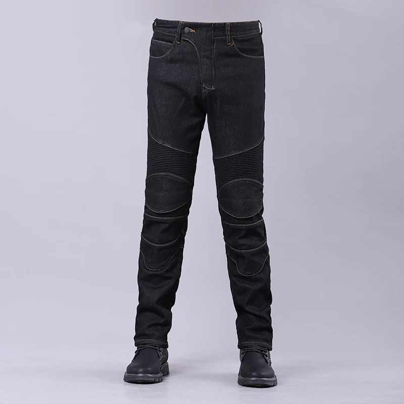 Motorrad-Jeans für Herren Outdoor Moto-Jeans mit Schutzpolstern – Image 6