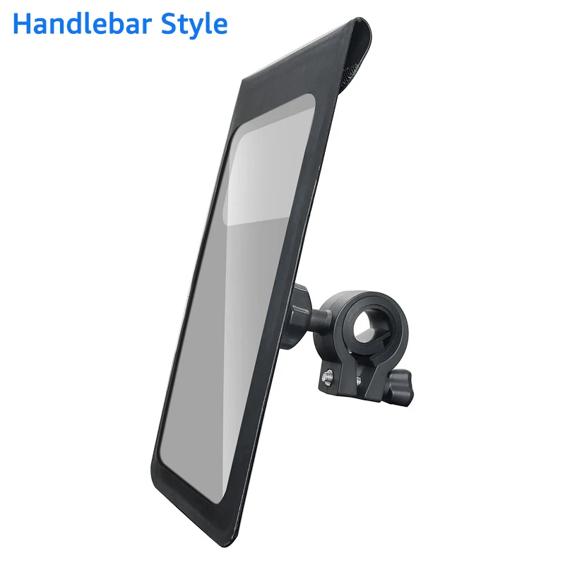 Wasserdichte Fahrrad-Lenker-Handyhalterung Regenfeste Motorrad-Roller-Rückspiegel-Handyhalterung Tasche Hülle