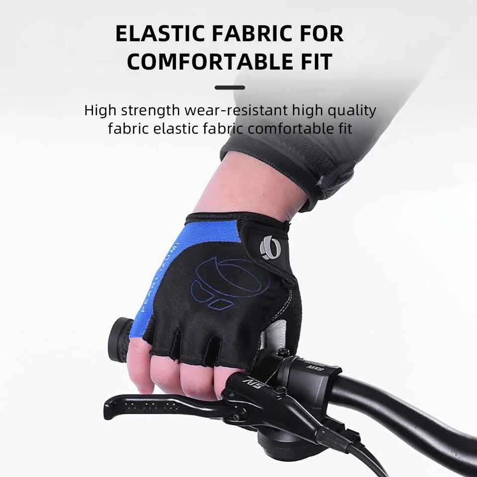 Radfahren Handschuhe Anti Slip Schock Atmungsaktive Fahrrad Halbe – Bild 6