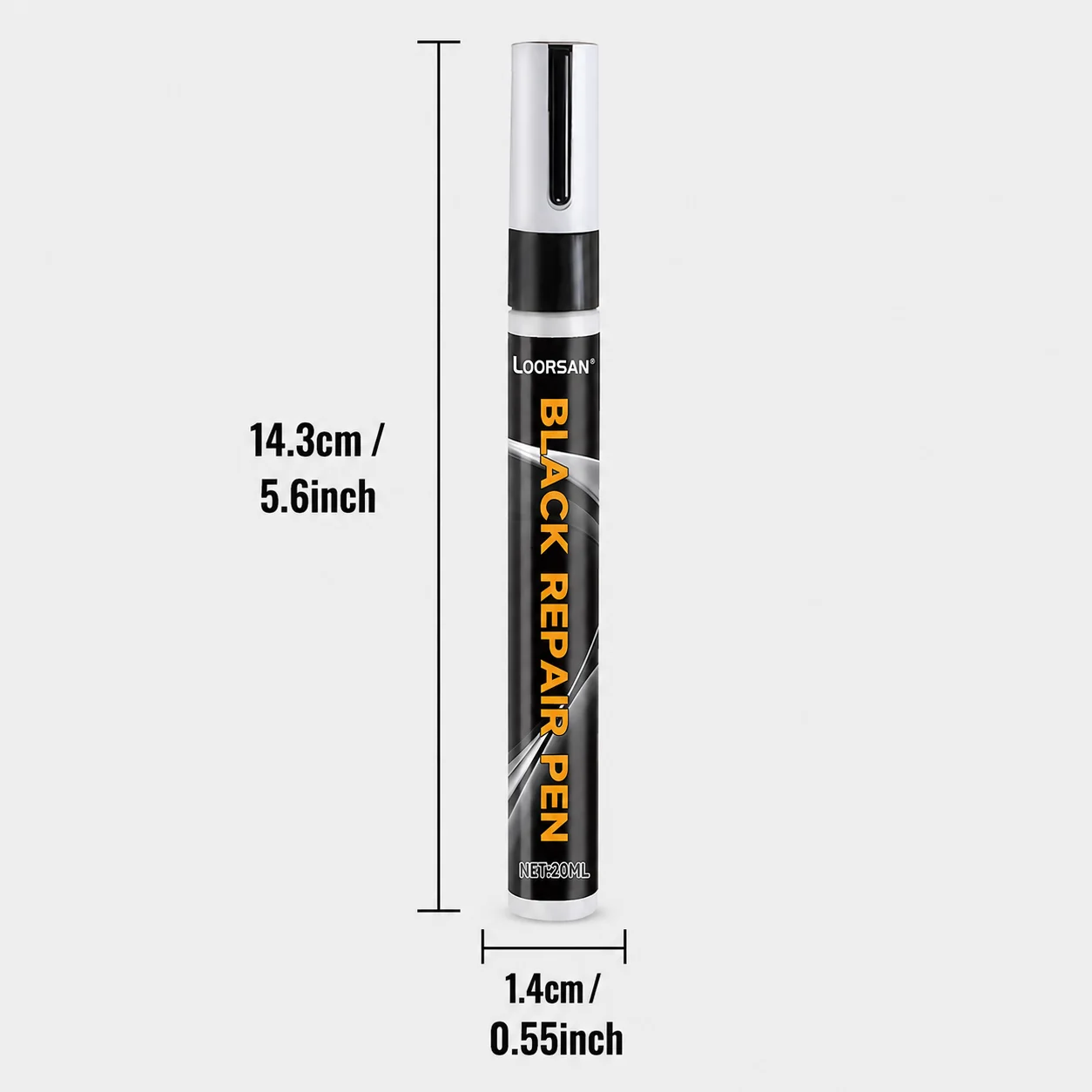 Loorsan Touch Up Paint Pen, schnell trocknendes, wasserfestes Kratzer-Reparaturwerkzeug für Auto, Fahrrad