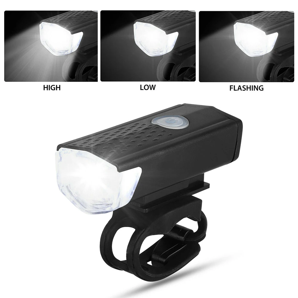 Fahrrad Licht USB LED Wiederaufladbare Set MTB Rennrad Vorne Hinten – Bild 4