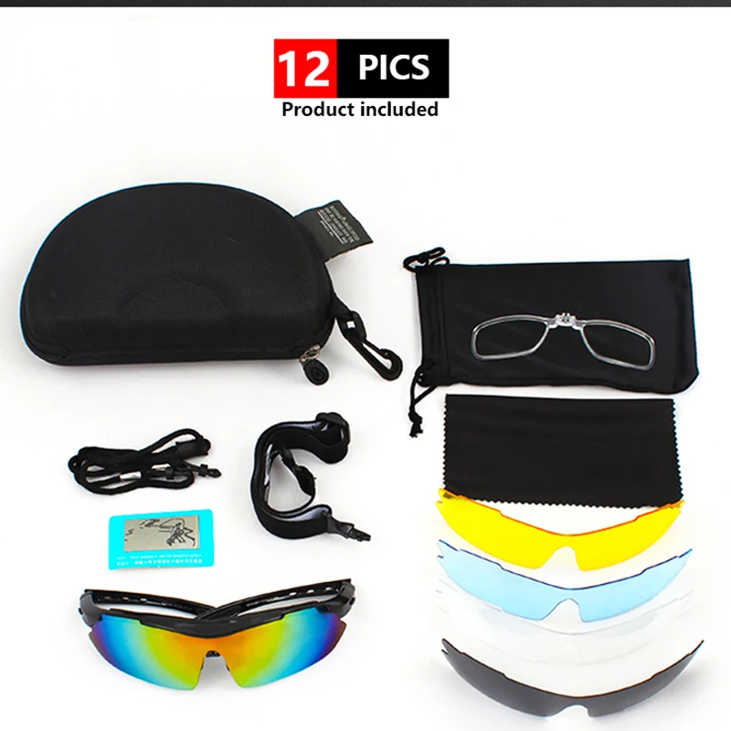 Polarisierte Sport-Fahrradbrille Damen- und Herren-Sonnenbrille – Image 6