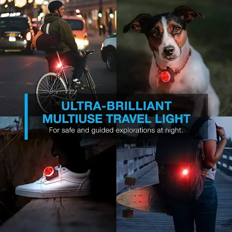 USB Lade Fahrrad Licht Set LED Kopf Vordere Lampe Hinten Rücklicht – Bild 6