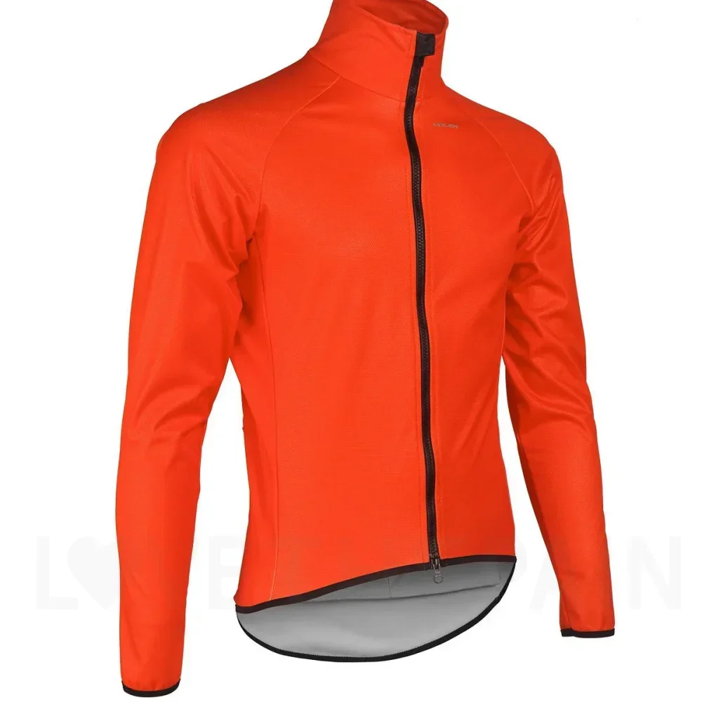 Herren Windbreaker Fahrradjacke Langarm Winddichte Wasserdichte MTB – Immagine 4