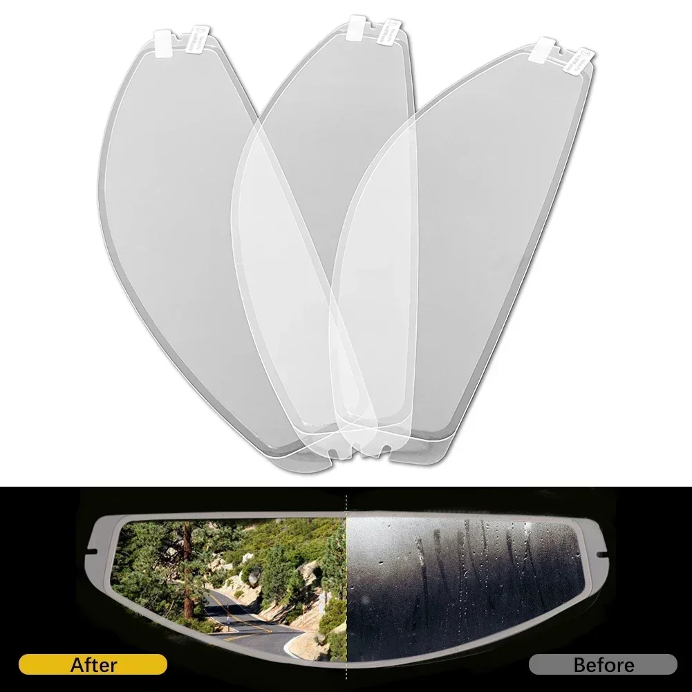 Universal Anti Nebel Motorrad Helm Visier Film Helm Anti Nebel Film Visier Aufkleber Klar Patch Film Moto Helm
