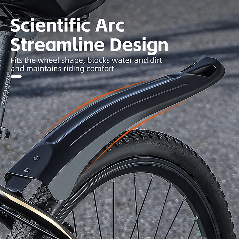 WEST BIKING 2 Stück Fahrradkotflügel Kotflügel Staubdicht Radfahren – Image 4