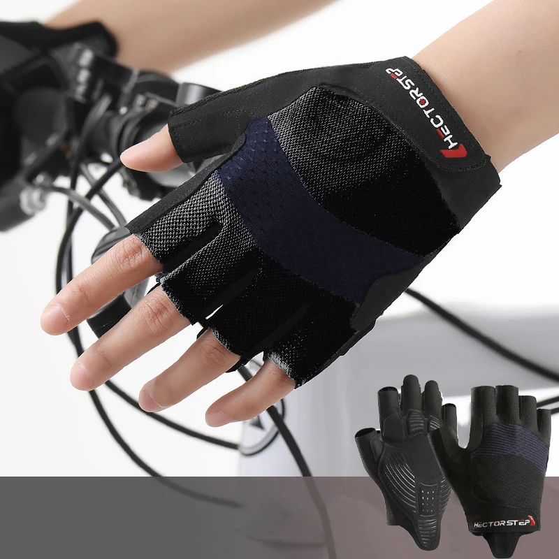 Fahrrad-Fahrrad-Sporthandschuhe: Halbfinger-Fahrradhandschuhe – Bild 6