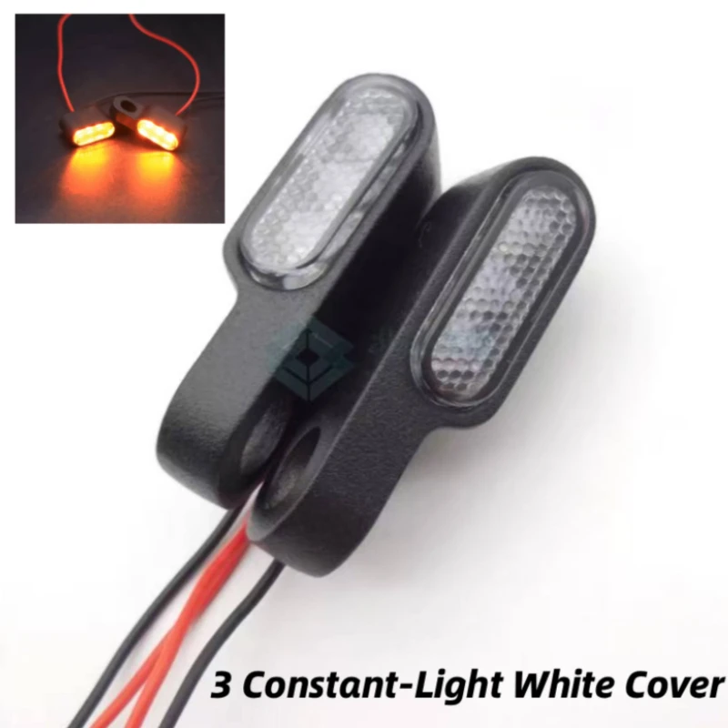 Motorrad LED Mini-Blinker 12V Ein Paar Motorroller Lenker Blinkerleuchten Blinklichter Bernsteinfarben
