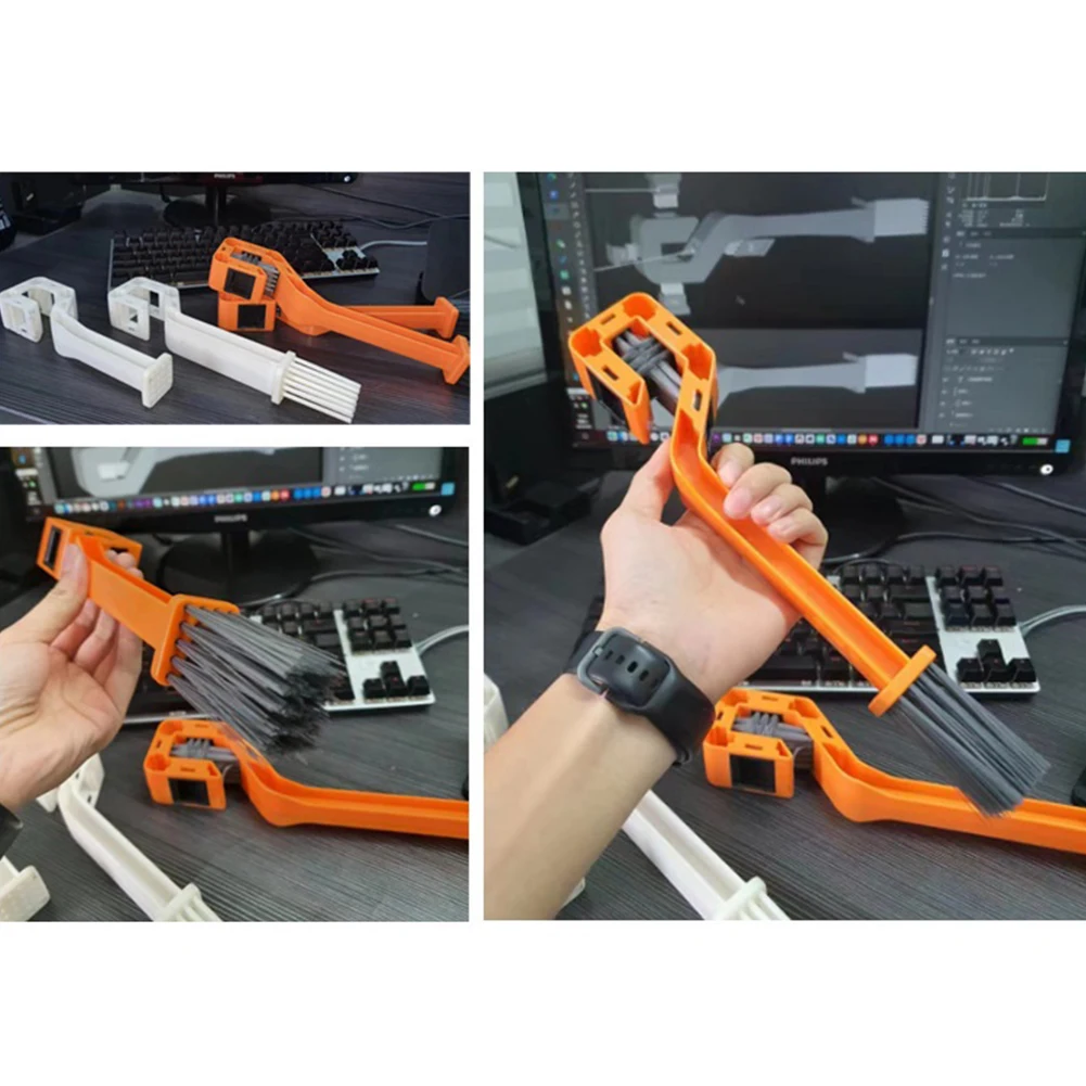 Fahrradkette Reinigungs bürste Doppelkopf Motorrad Ketten reinigungs – Bild 6