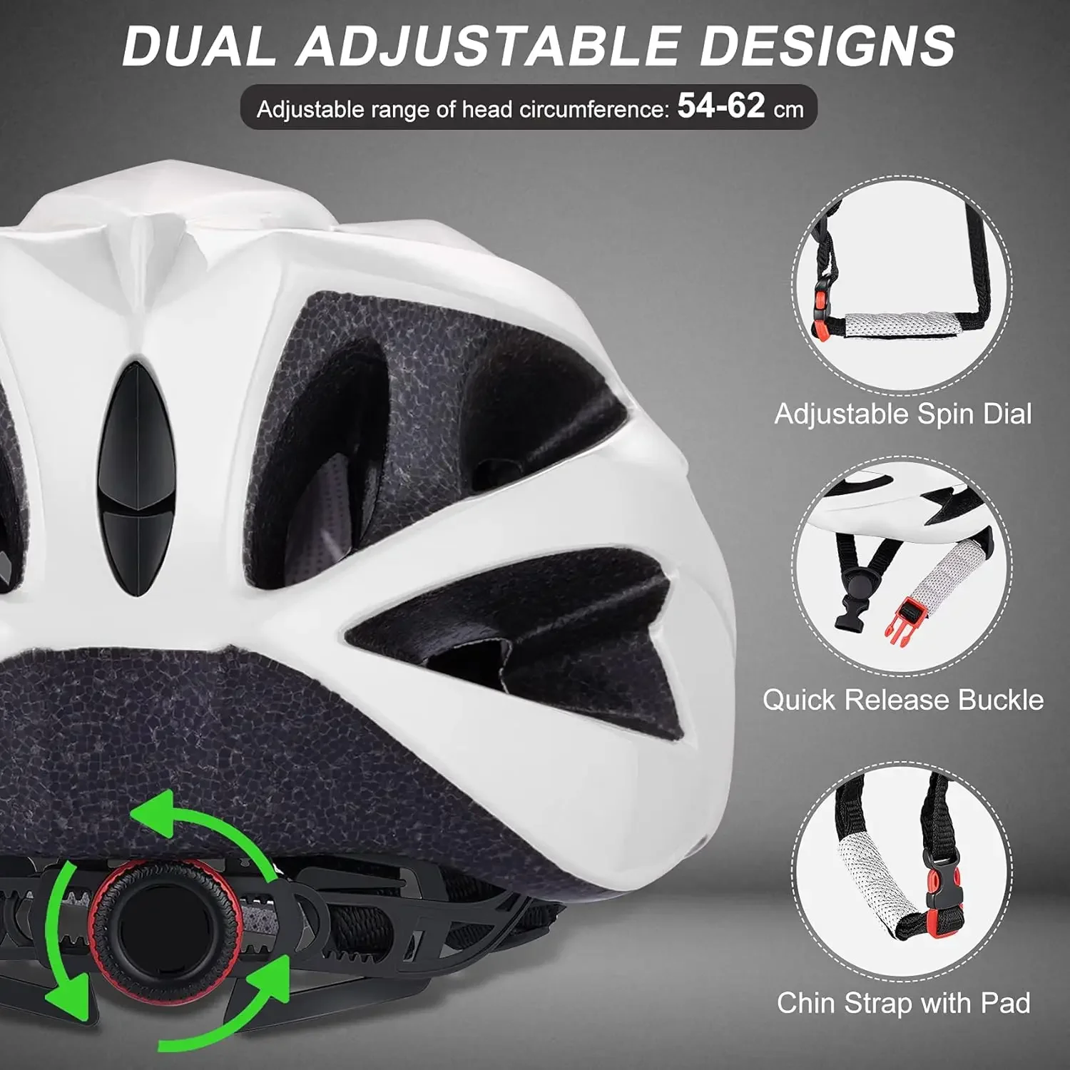 Radfahren Fahrradhelm Komfort Futter Leichte Hohl Männer Frauen – Image 4