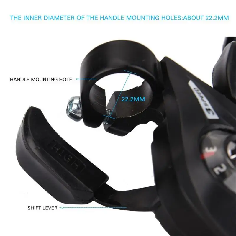 Mountainbike Shifter EF51-7 /EF51-8 MTBs Fahrrad Bremshebel Shifter – Image 5