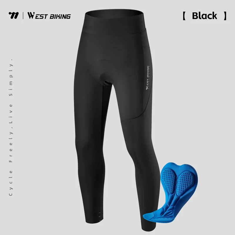 WEST BIKING Herren Damen Radhose Sommer Schnelltrocknend 3D Gel-Polster MTB Bike Trägerhose Atmungsaktive