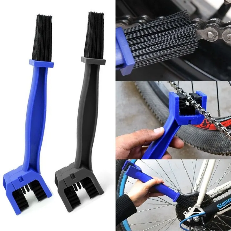 Tragbare ketten reiniger motorrad rennrad kette saubere bürste fahrrad, motorrad werkzeug, ketten reiniger