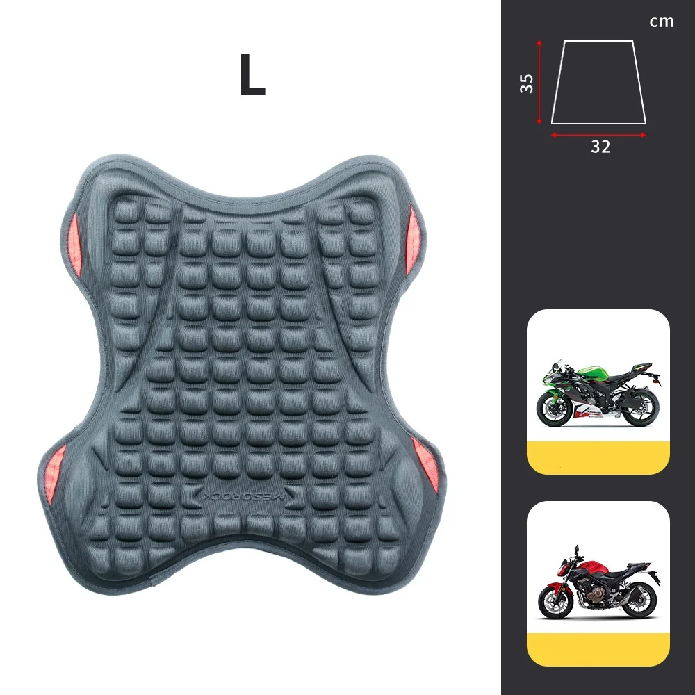 Motorrad-Sitzkissen, Motorrad-Gel-Sitzpolster mit stoßdämpfendem – Image 3