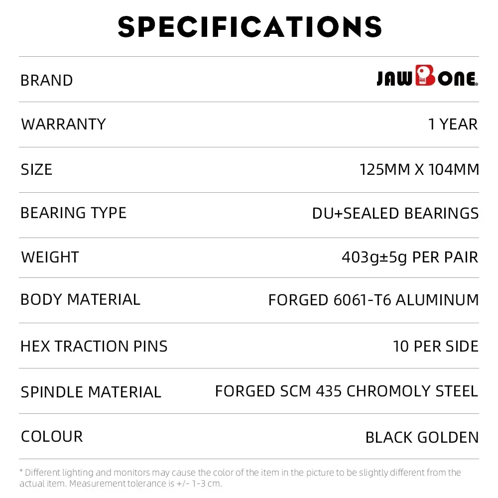 Jawbone MTB-Pedale, flache Fahrradpedale, ultraleichtes – Immagine 6