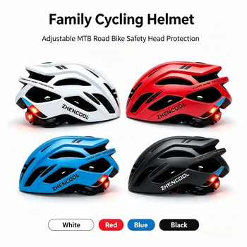 Fahrradhelm MTB Fahrrad-Sicherheitshelm für Familien, Mountainbike, Rennrad, Sport-Kopfschutz, verstellbar